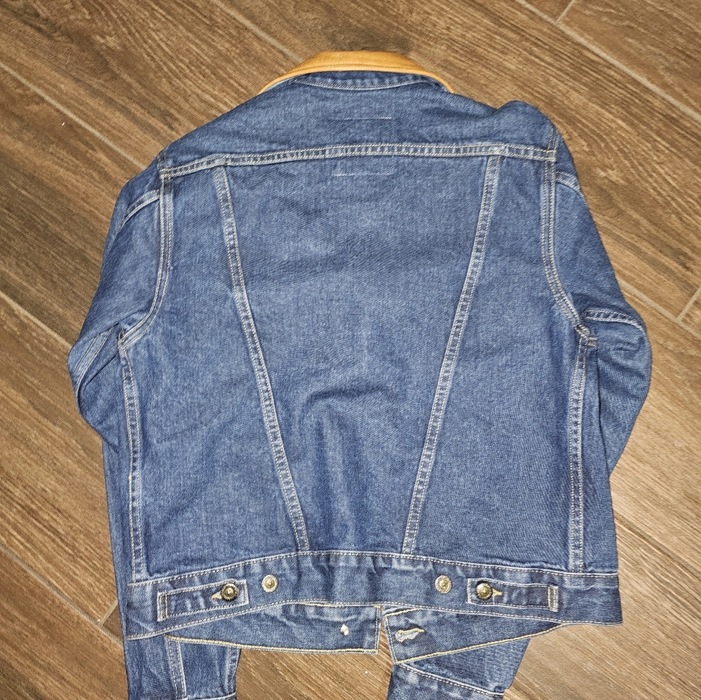SCHAEFER OUTFITTER VINTAGE JEAN COLLAR JACKET EXCELLENT Sz MEDIUM - Picture 4 of 5